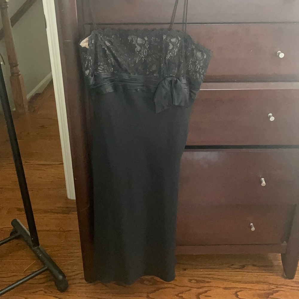 Black evening dress